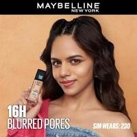 Maybelline New York Fit Me Matte + Poreless Liquid Foundation 30ml with SPF 22 | Shade 115 Ivory | Oil-Control, Lightweight, Long-Wear | Smooth Matte Finish, Perfect Base