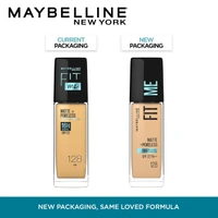 Maybelline New York Maybelline Fit Me Matte + Poreless Liquid Foundation 30ml 128 Warm Nude with SPF 22 PA++ | Lightweight Daily Wear, Pore-Minimizing, Natural Matte Finish | Perfect for Indian Skin