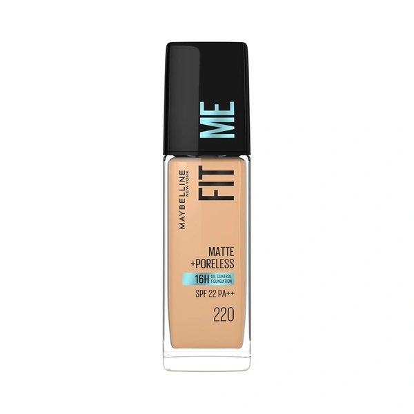 Maybelline New York Maybelline Fit Me Matte + Poreless Liquid Foundation 30ml 118 Light Beige with SPF 22 PA++ | Lightweight Daily Wear, Pore-Minimizing, Natural Matte Finish | Perfect for Indian Skin
