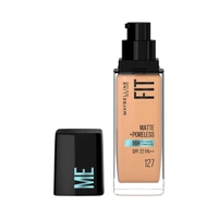 Maybelline New York Maybelline Fit Me Matte + Poreless Liquid Foundation 30ml 127 Golden Honey with SPF 22 PA++ | Lightweight Daily Wear, Pore-Minimizing, Natural Matte Finish | Perfect for Indian Skin