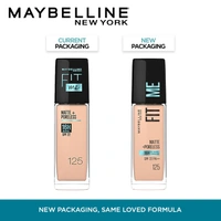 Maybelline New York Maybelline Fit Me Matte + Poreless Liquid Foundation 30ml 125 Nude Beige SPF 22 PA++ | Lightweight Daily Wear, Pore-Minimizing, Natural Matte Finish | Perfect for Indian Skin
