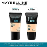 Maybelline New York Maybelline Fit Me Matte + Poreless Liquid Foundation 18ml 128 Warm Nude with SPF 22 PA++ | Lightweight Daily Wear, Pore-Minimizing, Natural Matte Finish | Perfect for Indian Skin