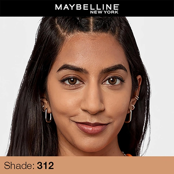 Maybelline New York Maybelline Fit Me Matte + Poreless Liquid Foundation 30ml Shade 312 Golden with SPF 22 PA++ | 16H Oil Control | Lightweight Daily Wear Foundation | Pore-Minimizing Matte Finish for Indian Skin