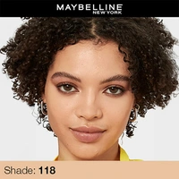 Maybelline New York Fit Me Matte + Poreless Foundation 30ml with 118 Light Beige | Lightweight, Natural Matte Finish | Minimizes Pores, Controls Shine & Blends Seamlessly for Daily Indian Skin Makeup