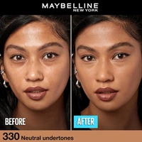 Maybelline New York Fit Me Matte + Poreless Liquid Foundation 30ml with SPF 22, PA++ | Shade 330 Toffee | Oil-Control, Lightweight, Long-Wear | Smooth Matte Finish, Perfect Base