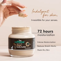 Mcaffeine Body Butter with  Shea Butter, Cocoa & Caffeine 250g | Intense Moisturizer for Dry Skin | Suitable for Men & Women | For All Skin Types
