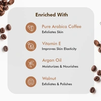 Mcaffeine MCaffeine Coffee Tan Removal Scrub (100g)| Exfoliating Face Scrub for Blackheads, Whiteheads & Dead Skin | With Caffeine & Walnut | Detan Scrub for Men & Women