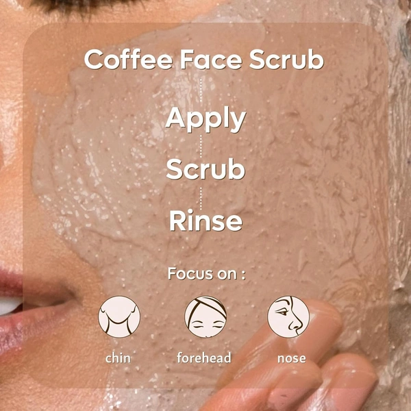Mcaffeine MCaffeine Coffee Tan Removal Scrub (100g)| Exfoliating Face Scrub for Blackheads, Whiteheads & Dead Skin | With Caffeine & Walnut | Detan Scrub for Men & Women