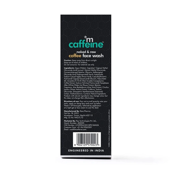 Mcaffeine MCaffeine Tan Removal Face Wash (75ml) | Coffee Face Wash for Oily & Normal Skin | Daily Cleanser for Men & Women | Ideal for Hot & Humid Weather