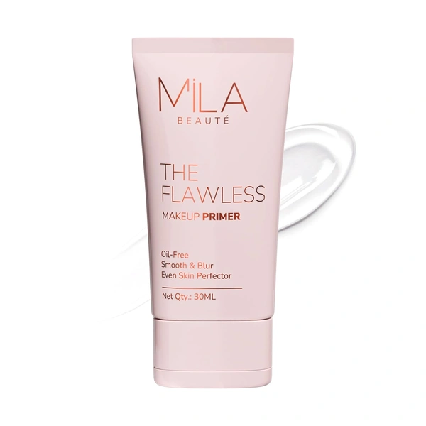 Mila Beaute Flawless Makeup Primer 30ml | Oil-Free & Mattifying Finish | Smooth Texture & Blurs Pores | Lightweight Formula for Long-Lasting, Flawless Makeup Base