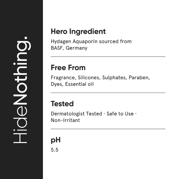 Minimalist Aquaporin Booster 0.5% Cleanser with Hyaluronic Acid, Betaine & Wheat Protein | Gentle Hydrating Face Wash for Dry & Normal Skin, Daily Use