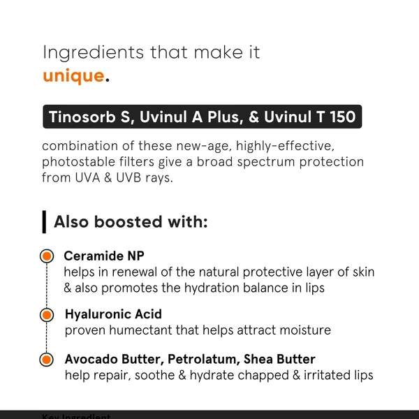 Minimalist SPF 30 Lip Balm 8g | With Ceramides & Hyaluronic Acid | Broad Spectrum Lip Protection & Deep Nourishment | Non-Sticky, Hydrating Lip Care for Women & Men