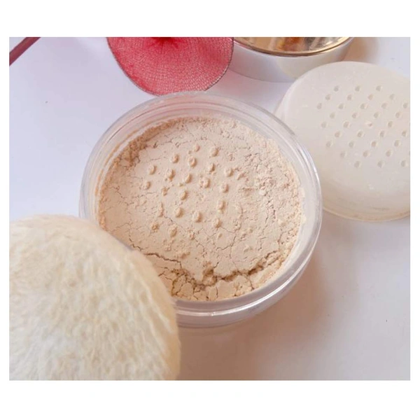 Miss Claire Blooming Face Powder Translucent 01 Beige 7g | Lightweight Compact Setting Powder | Smooth Matte Finish | Oil Control Face Powder | Long Lasting Makeup Setting