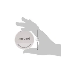 Miss Claire Blooming Face Powder Translucent TL10 Brown 7g | Lightweight Compact Powder | Oil Control & Smooth Matte Finish | Long Lasting Makeup Setting Powder