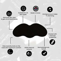 Miss Claire Charcoal Nose Strip 1.2g | Deep Cleansing Blackhead Remover Strip | Activated Charcoal Pore Strip for Nose | Removes Dirt, Oil & Whiteheads | Smooth Clear Skin