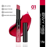 Miss Claire Envy Kiss Non Transfer Lipstick 01 Queen Bee 1.8g | Bold Matte Finish | Long Lasting Smudge Proof Transfer Resistant Lightweight Lip Color