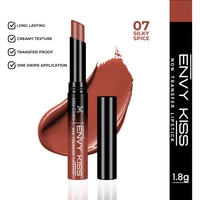 Miss Claire Envy Kiss Non Transfer Lipstick 07 Silky Spice 1.8g | Matte Finish | Long Lasting Smudge Proof Transfer Resistant Lightweight Warm Nude Lip Color
