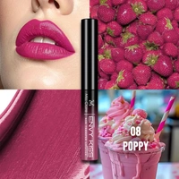 Miss Claire Envy Kiss Non Transfer Lipstick 08 Poppy 1.8g | Vivid Matte Finish | Long Lasting Smudge Proof Transfer Resistant Lightweight Pink Lip Color