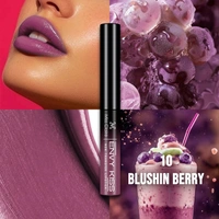 Miss Claire Envy Kiss Non Transfer Lipstick 10 Blushin Berry 1.8g | Ultra Matte Finish | Long Lasting Transfer Resistant Smudge Proof Lightweight Lip Color