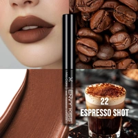 Miss Claire Envy Kiss Non Transfer Lipstick 22 Espresso Shot 1.8g | Deep Matte Tone | Long Lasting Smudge Proof Transfer Resistant Lightweight Brown Lip Color
