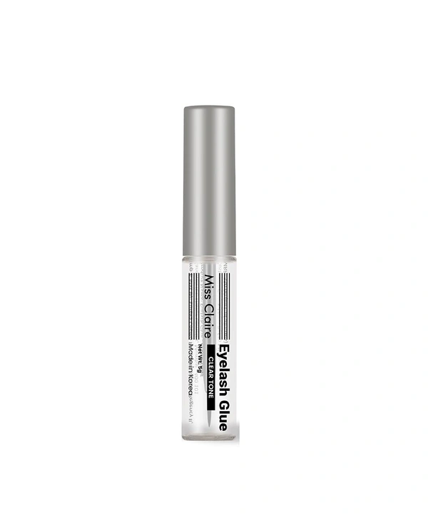 Miss Claire Eyelash Glue Clear Tone 5g | Transparent False Eyelash Adhesive | Quick Dry Waterproof Lash Glue | Strong Long Lasting Hold | Easy Apply Makeup Lash Fixing Glue
