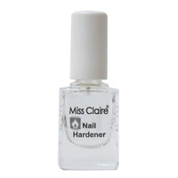 Miss Claire Nail Hardener Clear 10ml | Nail Strengthener for Weak & Brittle Nails | Transparent Protective Coat | Long Lasting Nail Care | Smooth Glossy Finish Nail Treatment