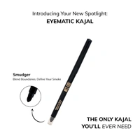 MOS CODE Eyematic Kajal 0.4gm - Emerald | Bold Eyes Bold You | Waterproof & Smudgeproof | Single Stroke Application | Long Lasting Matte Finish | Plant-Based | Paraben & Alcohol Free | Cruelty-Free
