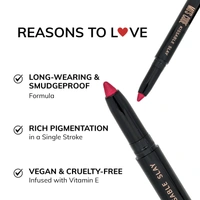 MOS CODE Kissable Slay HD Matte Cryon Lipstick withLips + Primer 1.6g, Runway Pink 21 | Waterproof, Smudge Proof, Long Lasting Matte Lipstick | Vitamin E Enriched, Hydrating