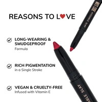 MOS CODE Kissable Slay HD Matte Cryon Lipstick withLips + Primer 1.6g, Champagne 20 | Waterproof, Smudge Proof, Long Lasting Matte Lipstick | Vitamin E Enriched, Hydrating