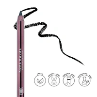 MOS CODE Kohl Kajal Pencil 1.5gm - Venta Black | Waterproof & Smudgeproof | Long Wearing | Single Stroke Application | Matte Finish | Enriched with Vitamin E & Almond Oil | Intense Black Kajal