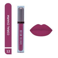 MOS CODE MOS Code Locked Kiss Transfer Proof Liquid Lipstick 7ml - Shade 12 Coral Charm | Waterproof, Smudgeproof, Long-Wearing & Hydrating | Vitamin E, Jojoba Oil, Argan Oil & Shea Butter