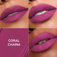 MOS CODE MOS Code Locked Kiss Transfer Proof Liquid Lipstick 7ml - Shade 12 Coral Charm | Waterproof, Smudgeproof, Long-Wearing & Hydrating | Vitamin E, Jojoba Oil, Argan Oil & Shea Butter