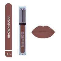 MOS CODE MOS Code Locked Kiss Transfer Proof Liquid Lipstick 7ml - Shade 16 Brown Sugar | Waterproof, Smudgeproof, Long-Wearing & Hydrating | Vitamin E, Jojoba Oil, Argan Oil & Shea Butter