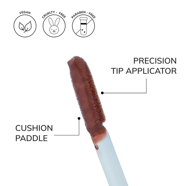 MOS CODE MOS Code Locked Kiss Transfer Proof Liquid Lipstick 7ml - Shade 16 Brown Sugar | Waterproof, Smudgeproof, Long-Wearing & Hydrating | Vitamin E, Jojoba Oil, Argan Oil & Shea Butter
