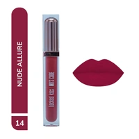 MOS CODE MOS Code Locked Kiss Transfer Proof Liquid Lipstick 7ml - Shade 14 Nude Allure | Waterproof, Smudgeproof, Long-Wearing & Hydrating | Vitamin E, Jojoba Oil, Argan Oil & Shea Butter