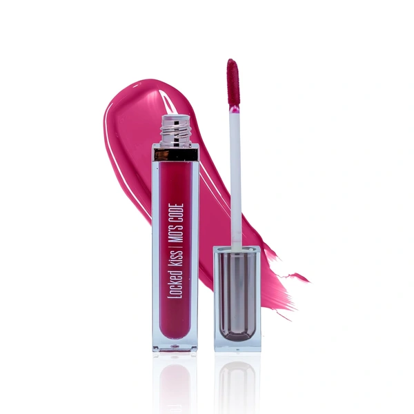 MOS CODE MOS Code Locked Kiss Transfer Proof Liquid Lipstick 7ml - Shade 10 Crimson Muse | Waterproof, Smudgeproof, Long-Wearing & Hydrating | Vitamin E, Jojoba Oil, Argan Oil & Shea Butter