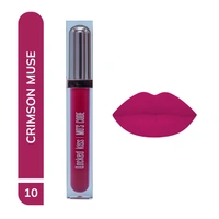 MOS CODE MOS Code Locked Kiss Transfer Proof Liquid Lipstick 7ml - Shade 10 Crimson Muse | Waterproof, Smudgeproof, Long-Wearing & Hydrating | Vitamin E, Jojoba Oil, Argan Oil & Shea Butter