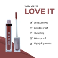 MOS CODE MOS Code Locked Kiss Transfer Proof Liquid Lipstick 7ml - Shade 15 Forest | Waterproof, Smudgeproof, Long-Wearing & Hydrating | Vitamin E, Jojoba Oil, Argan Oil & Shea Butter
