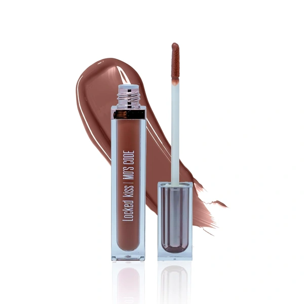 MOS CODE MOS Code Locked Kiss Transfer Proof Liquid Lipstick 7ml - Shade 08 Dusky | Waterproof, Smudgeproof, Long-Wearing & Hydrating | Vitamin E, Jojoba Oil, Argan Oil & Shea Butter