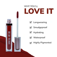 MOS CODE MOS Code Locked Kiss Transfer Proof Liquid Lipstick 7ml - Shade 07 Tease | Waterproof, Smudgeproof, Long-Wearing & Hydrating | Vitamin E, Jojoba Oil, Argan Oil & Shea Butter