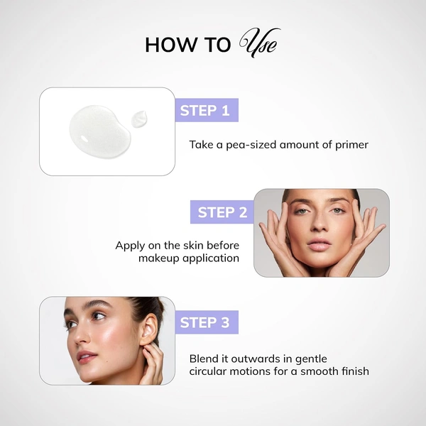 MOS CODE Silk Blur Face Primer 30ml - OSLO | 1 Step Smooths Skin & Pores | Gel-Based Makeup Primer | Long Lasting, Sweat Proof & Hydrating | Lightweight Silk Touch | Vitamin E & UV Filters