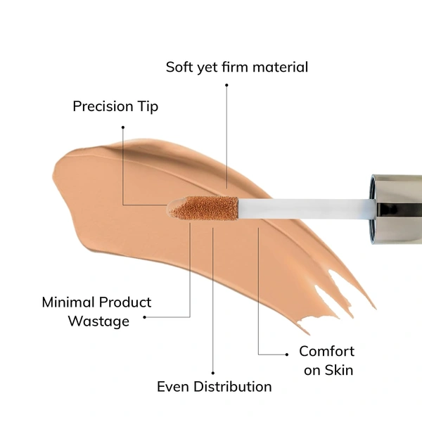 MOS CODE Soft Matte Liquid Concealer 8g - Drip Shade | Full Coverage | Blendable | Long-Lasting | Sweat Proof | Transferproof | Lightweight | Matte Finish