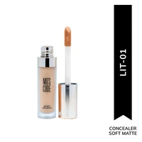 MOS CODE Soft Matte Liquid Concealer 8g - Lit Shade | Full Coverage Matte Finish | Blendable, Transfer-Proof & Sweat-Proof | Long-Lasting Lightweight Concealer