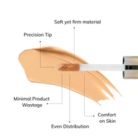 MOS CODE Soft Matte Liquid Concealer 8g - Lit Shade | Full Coverage Matte Finish | Blendable, Transfer-Proof & Sweat-Proof | Long-Lasting Lightweight Concealer