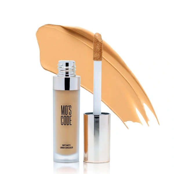 MOS CODE Soft Matte Liquid Concealer 8g - Slay Shade | Full Coverage Matte Finish | Blendable, Transfer-Proof & Sweat-Proof | Long-Lasting Lightweight Concealer