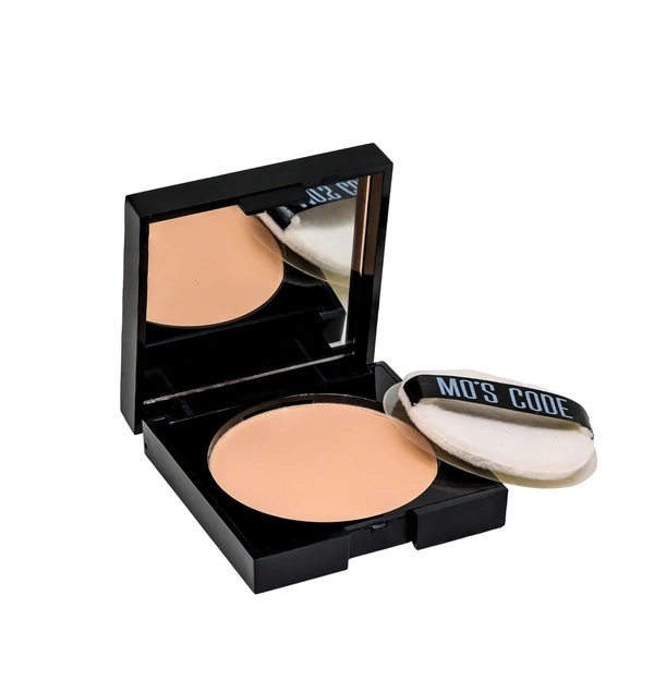 MOS CODE Studio Compact 8gm - Venice 01 | Lightweight High Coverage Compact Powder | Long Lasting | Seamless Blending | Hydrating | Enriched with Vitamin E | Vegan & Cruelty-Free