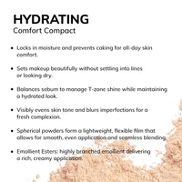 MOS CODE Studio Compact 8gm - Venice 01 | Lightweight High Coverage Compact Powder | Long Lasting | Seamless Blending | Hydrating | Enriched with Vitamin E | Vegan & Cruelty-Free