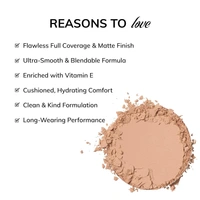 MOS CODE Studio Compact 8gm - Venice 01 | Lightweight High Coverage Compact Powder | Long Lasting | Seamless Blending | Hydrating | Enriched with Vitamin E | Vegan & Cruelty-Free