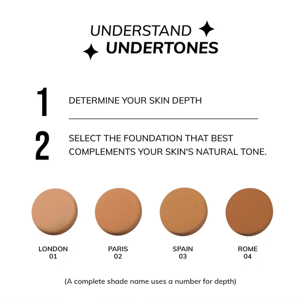 MOS CODE Ultra HD Invisible Cover Foundation 30ml Rome-04 | Lightweight, Long Lasting, High Coverage, Hydrating, Seamless Blend, Vegan & Cruelty-Free
