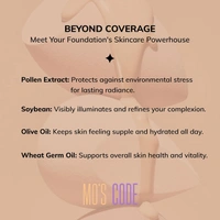 MOS CODE Ultra HD Invisible Cover Foundation 30ml Rome-04 | Lightweight, Long Lasting, High Coverage, Hydrating, Seamless Blend, Vegan & Cruelty-Free